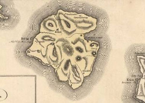 Fig. H9.4. Langland's map of Rùm, dated 1801 (EMS.s.326, courtesy of The Trustees of the National Library of Scotland)