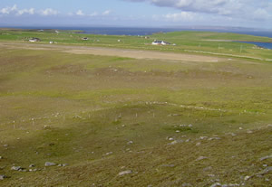 S1.9 View of site of lepers' huts (in foreground) on Hill of Feelie - click for a larger image